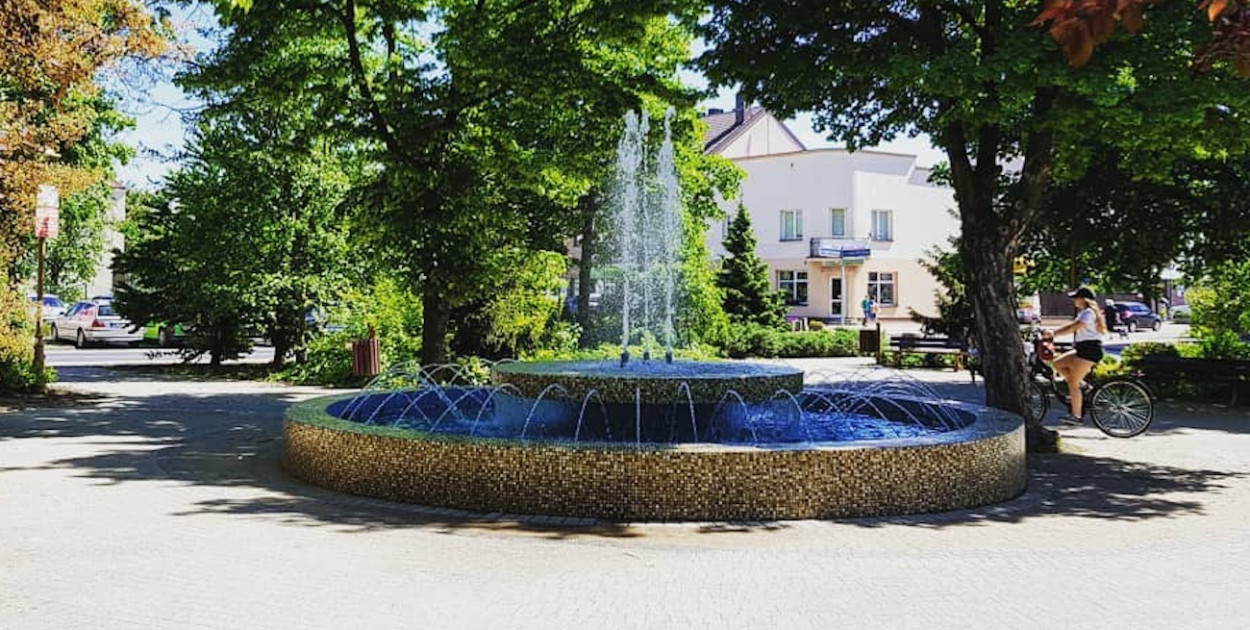 Fontanna na Rynku w Legionowie. Fot. Legionowo Porusza