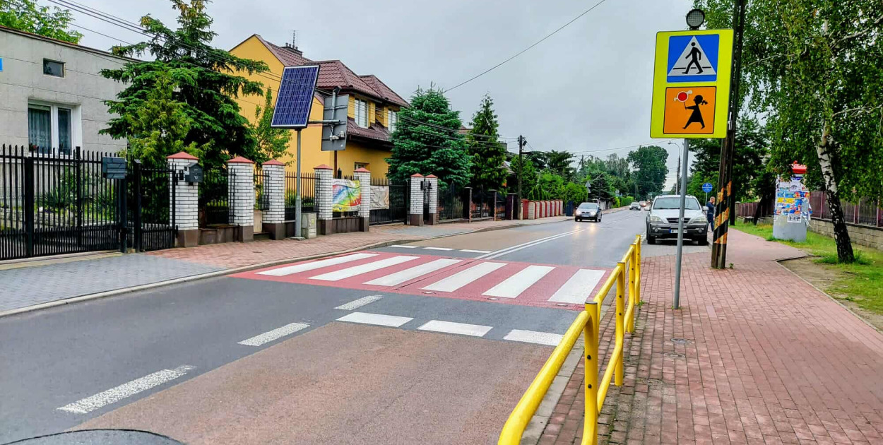 Przejście dla pieszych przy SP4 w Legionowie. Fot. Legio24.pl