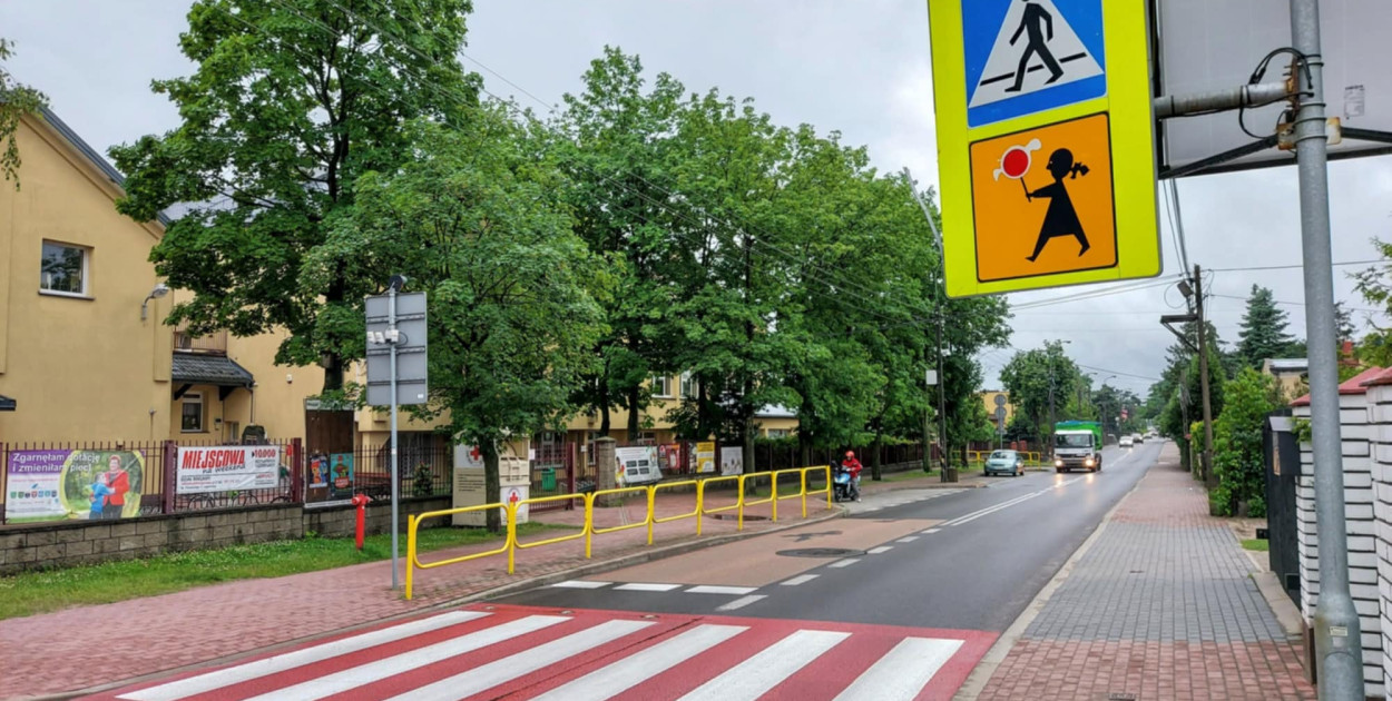 Przejście dla pieszych przy SP4 w Legionowie. Fot. Legio24.pl