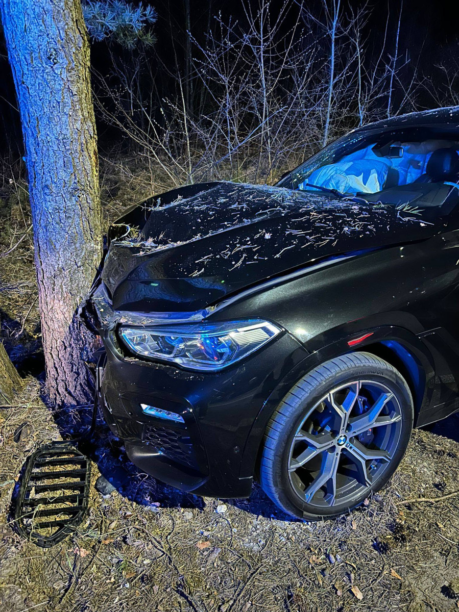 Kolizja w Komornicy. Fot. KP PSP Legionowo