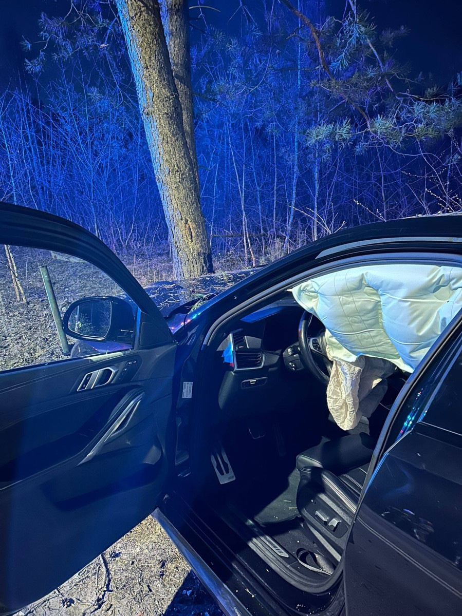 Kolizja w Komornicy. Fot. KP PSP Legionowo