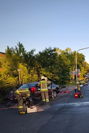 Poważny wypadek na skrzyżowaniu DK62 i DW622-2663