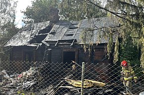 Pożar drewnianego domu w Jabłonnie-2677