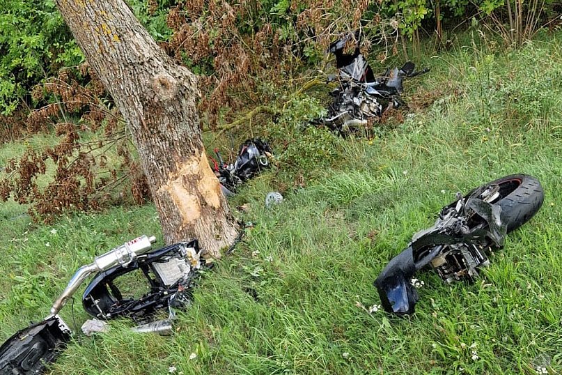 Tragiczny wypadek z udziałem motocyklisty