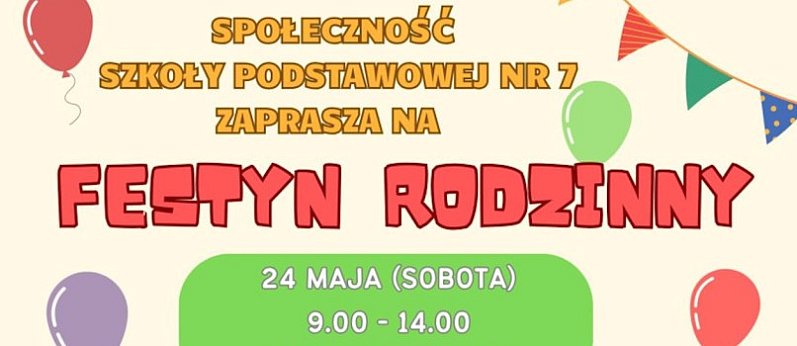 Festyn i Edukacyjny Dzień Dziecka w "siódemce" (Legionowo)