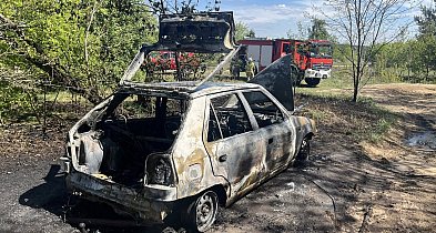 Janówek Pierwszy: Pożar samochodu. Auto spłonęło doszczętnie-137525