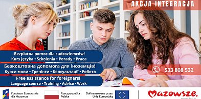Bezpłatna pomoc dla cudzoziemców – Kurs języka, szkolenia, praca!-138828