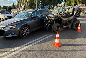 Nieporęt: Toyota, skoda i quad zderzyły się na ulicy Wojska Polskiego-140298