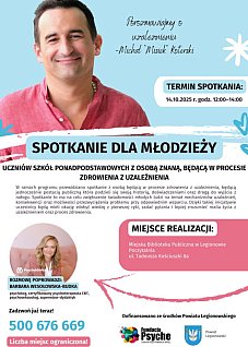 Spotkanie z Michałem Koterskim w Poczytalni (Legionowo)