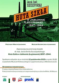 Promocja książki "Huta Szkła w Jabłonnie..." (Legionowo)