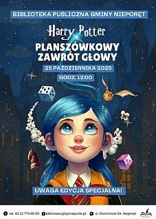 Planszówkowy Zawrót Głowy - "Harry Potter" (Nieporęt)