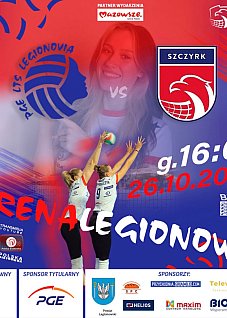 Mecz siatkówki PGE LTS Legionovia vs SMS PZPS Szczyrk