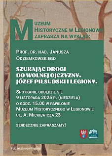 Niedzielny wykład w Muzeum Historycznym w Legionowie