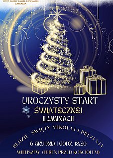 Uroczysty start świątecznej iluminacji w Wieliszewie