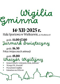 Wigilia Gminna i Jarmark Świąteczny w Wieliszewie