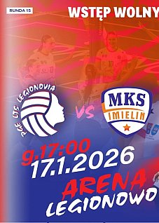 Mecz siatkówki PGE LTS Legionovia vs. MKS Imielin (Legionowo)