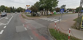 Jabłonna: Kolizja audi z motocyklem przy Biedronce