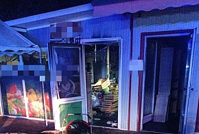Legionowo: Nocny pożar w warzywniaku przy ul. Siwińskiego-140870