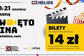 Helios zaprasza na Święto Kina – bilety za 14 złotych i moc filmowych no...-140950