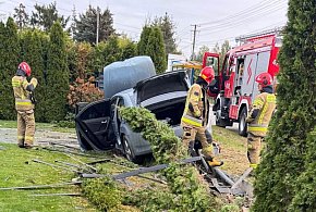 Kierowca, który hondą staranował ogrodzenie, mógł być pijany lub pod wpł...-141417