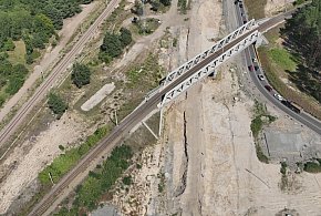 Michałów-Reginów: Zerwany przewód energetyczny blokował ruch na DK61-142175