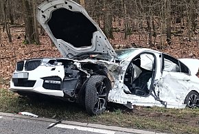 Stanisławów Pierwszy: Zderzenie trzech osobówek i ciężarówki na DW632...-143274