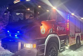 Nocna interwencja w Olszewnicy Starej. Paliła się sadza w kominie