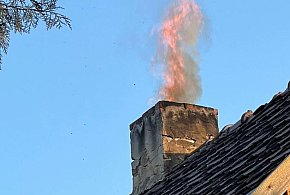 W czwartek dwa pożary sadzy. Jeden w Serocku, drugi w Skubiance
