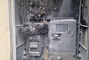 Stasi Las: Pożar skrzynki elektrycznej przy Długiej