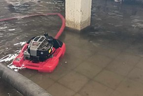 Legionowo: Woda zalała piwnicę w domu przy Jaśminowej