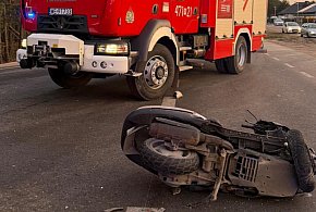 Piątkowy wypadek na DW632. 39-letni motocyklista zmarł w szpitalu