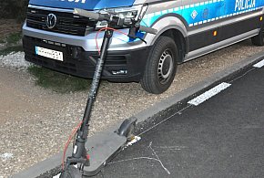 Góra: Jechał hulajnogą, wydmuchał 0,7 promila. Teraz słono zapłaci