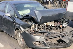 Skrzeszew: Kolizja czterech samochodów na Nowodworskiej