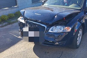 Kolizja na Modlińskiej w Jabłonnie. Zderzyły się audi i opel