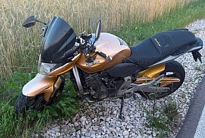 Zabłocie: Kolizja z udziałem motocyklistki
