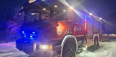 Nocna interwencja w Olszewnicy Starej. Paliła się sadza w kominie