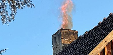 W czwartek dwa pożary sadzy. Jeden w Serocku, drugi w Skubiance