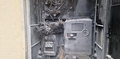 Stasi Las: Pożar skrzynki elektrycznej przy Długiej