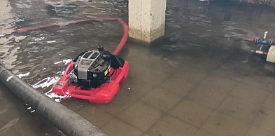 Legionowo: Woda zalała piwnicę w domu przy Jaśminowej