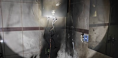 Wólka Górska: W domu zapaliła się terma, dwie osoby w szpitalu