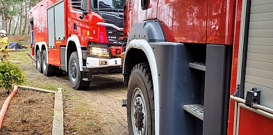 Serock: Groźny pożar pustostanu. Budynek spłonął całkowicie