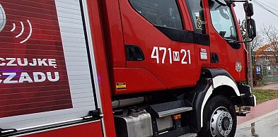 Łajski: Pożar domu przy Nowodworskiej. Zapaliła się elewacja budynku