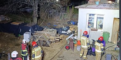 Skrzeszew: Nocny pożar w domu przy Nowodworskiej