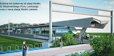 Region: Koleją na lotnisko w Modlinie. Ruszył przetarg na budowę 5-kilomet...