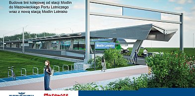 Region: Koleją na lotnisko w Modlinie. Ruszył przetarg na budowę 5-kilomet...