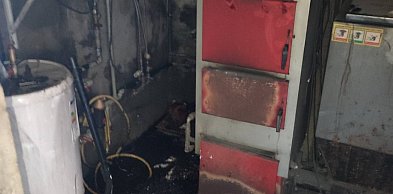 Chotomów: Pożar w kotłowni ugasiła woda z pękniętej rury