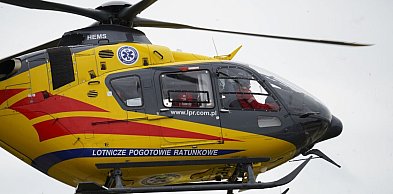 Poddębie: Wypadek dwóch nastolatków na hulajnodze. Interweniował śmigłowiec LPR