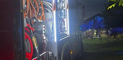 Wieliszew: Pożar w byłej kotłowni postawił na nogi służby