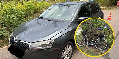 Potrącenie rowerzystki na Gnieźnieńskiej w Legionowie. Policja: Kierując...-140682