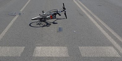 Potrącenie 12-letniej rowerzystki na DW630 w Bożej Woli. Dziewczynka...-140941